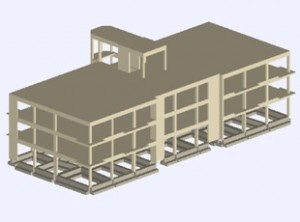 Assessment of the resistance of an existing reinforced concrete building and the rehabilitation of the building