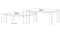 How to insert slabs at different heights | Fespa structural software