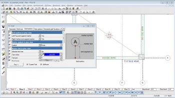 Grid lines – Location applied to entities.