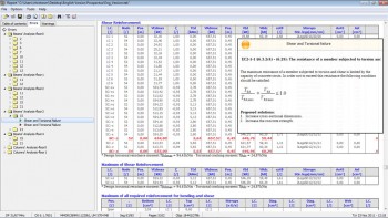 Error / Warning messages with explanation based on relevant paragraphs of the Standards