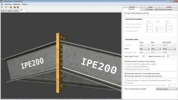 Beam-to-beam moment connection with end-plate