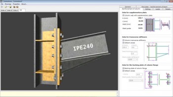 Beam-to-column moment connection with end-plate