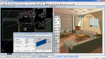 Tekton architectural software – 2d drawings and rendering at the same time at every project phase 
