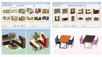 Parametric object libraries.