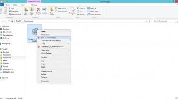Right click and «Run as administrator»