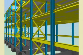 Fespa – 3D solid view of steel structures