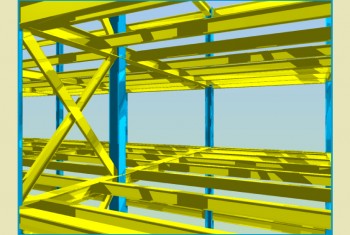 Fespa – 3D solid view of steel structures