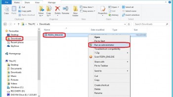 Right click and «Run as administrator»