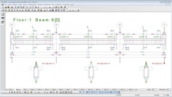 Modifications and additions to the reinforcements of beam elevations.