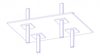 In Fespa IS flat slabs can be analysed and designed using the equivalent frame method according to Indian Standards.