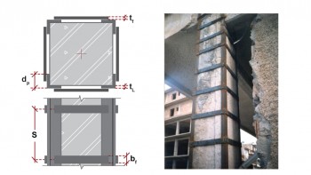 Γεωμετρικά χαρακτηριστικά ενίσχυσης με μεταλλικό κλωβό