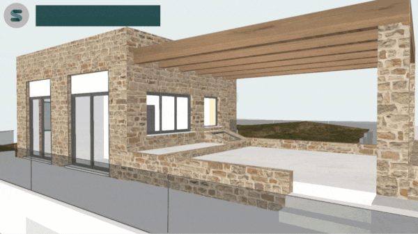 Μαζική αλλαγή πάχους στους επιλεγμένους τοίχους.